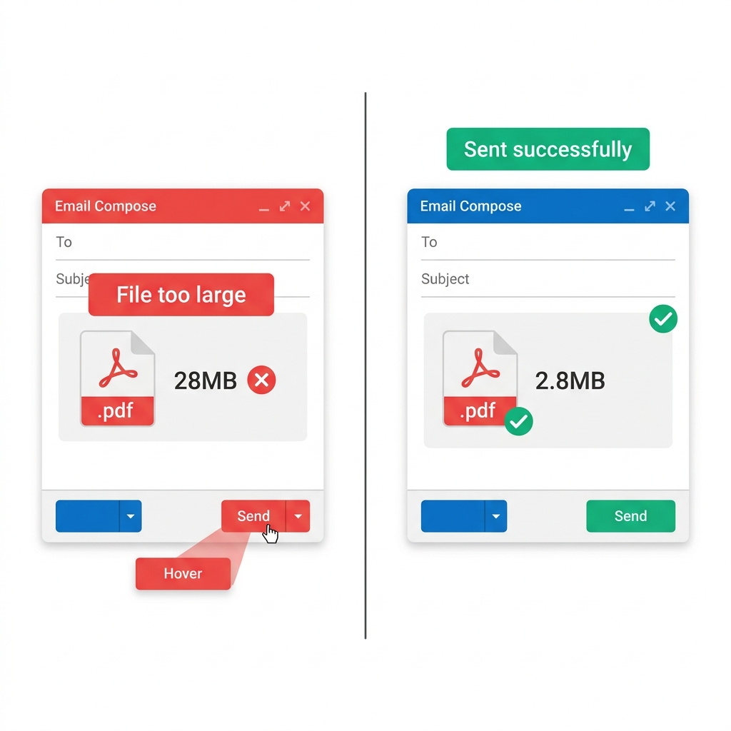 Make PDF Small for Email — Gmail Outlook WhatsApp (2026)