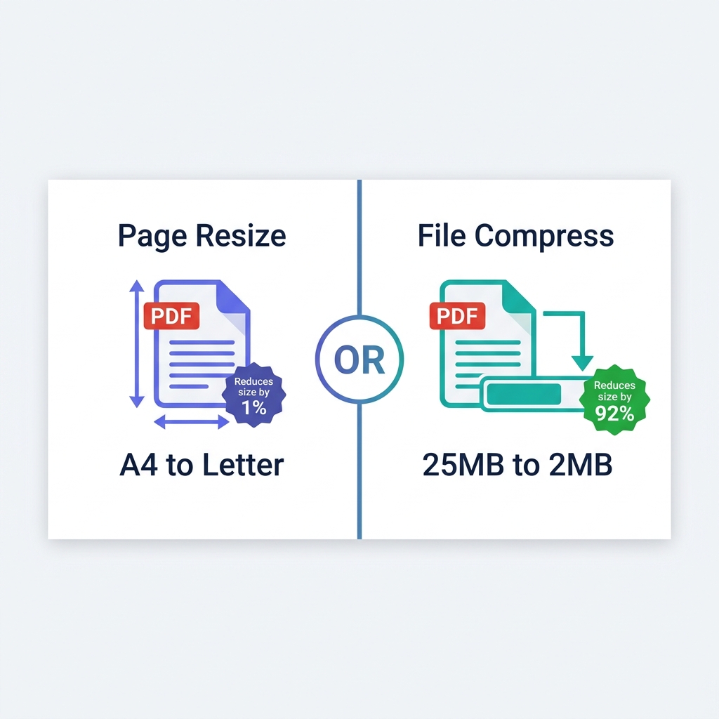 Online PDF File Resizer — Page Size vs File Size (2026)