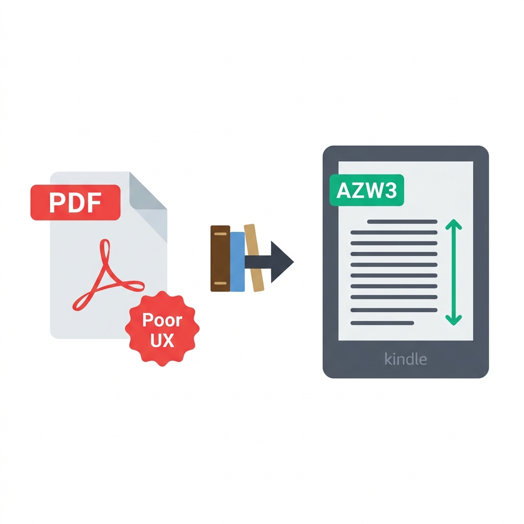 PDF to AZW3 Converter — Read Any PDF on Kindle (2026)