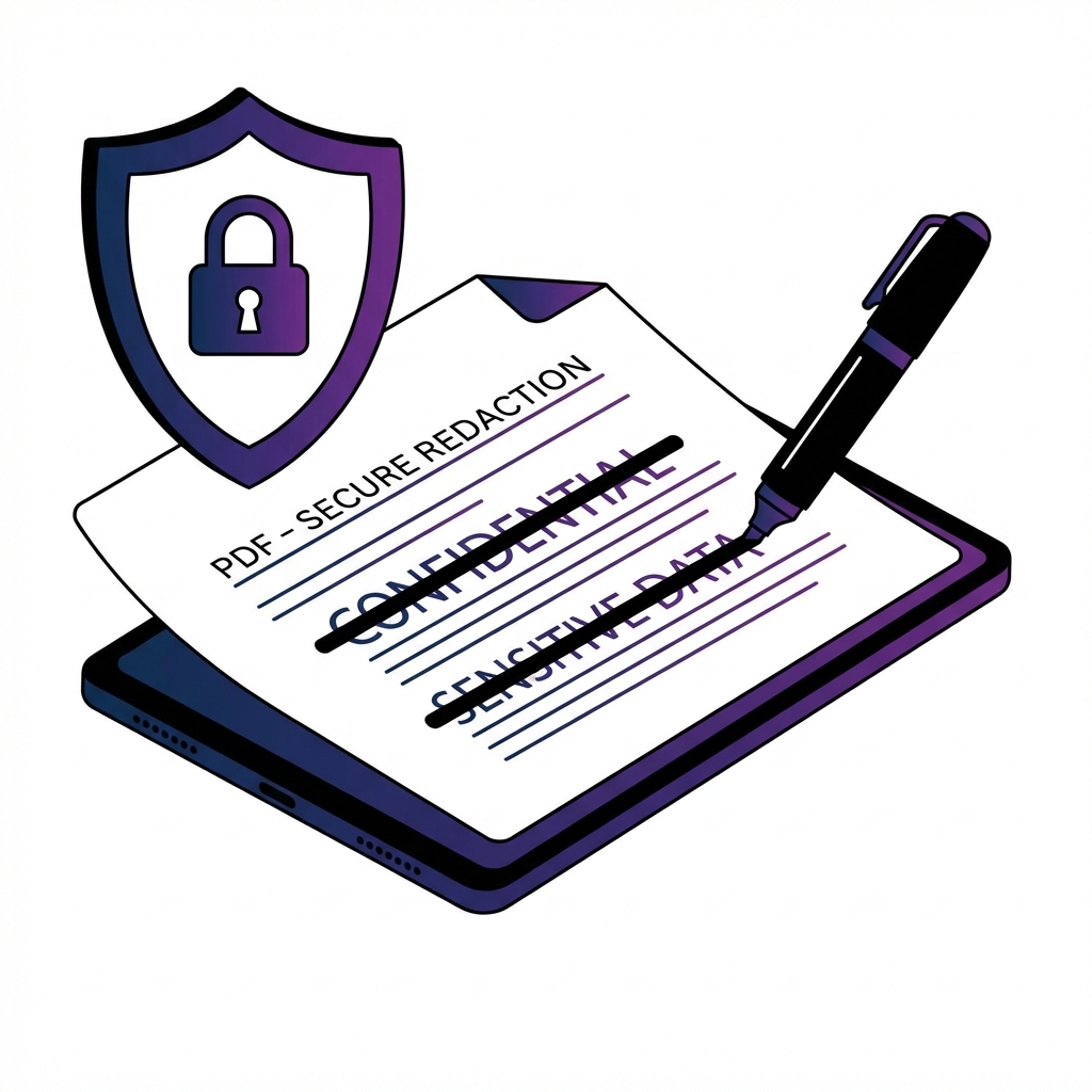 Redact PDF Document Securely