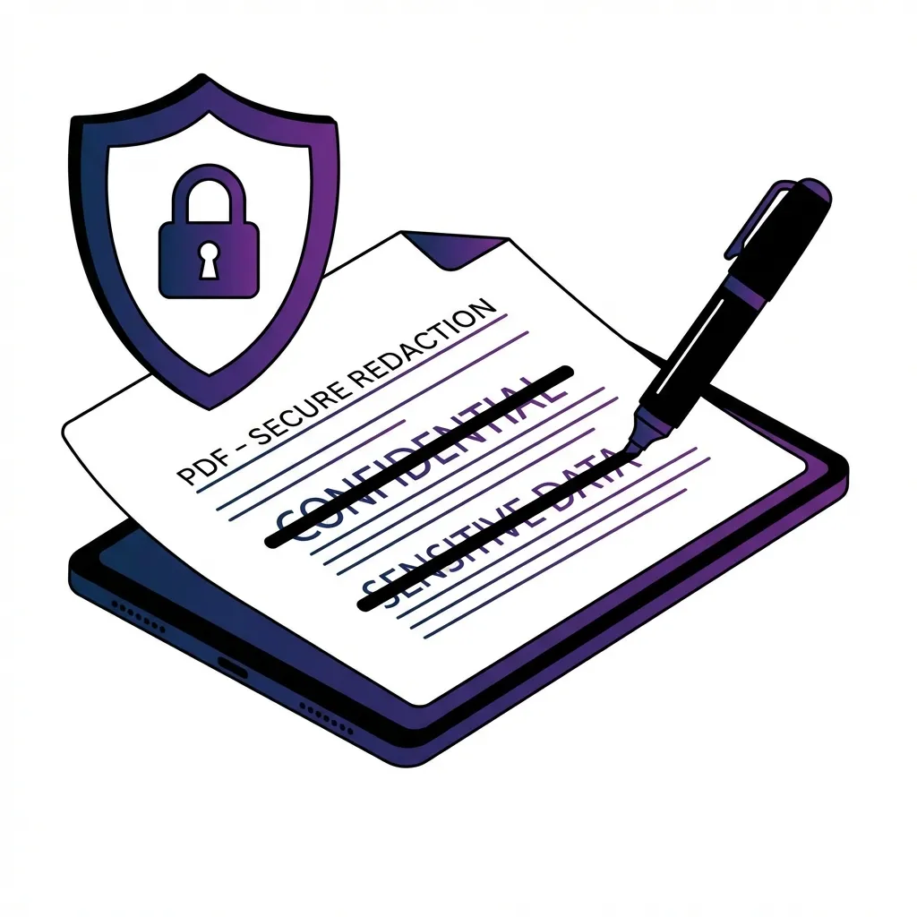 Redact PDF Document Securely